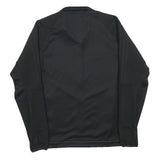 ADIDAS Mens Black Track Jacket M Polyester Zip Athletic Sportswear Activewear
