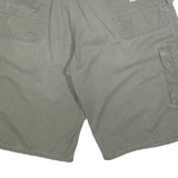 CARHARTT Mens Cargo Shorts Green XL W38 Cotton Blend Workwear Durable