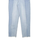 HOLLISTER Womens Jeans Blue Relaxed Straight Denim Light W24 L24 Frayed Hem