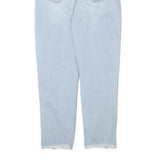 HOLLISTER Womens Jeans Blue Relaxed Straight Denim Light W24 L24 Frayed Hem