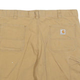 CARHARTT Mens Shorts Beige Relaxed Fit Cotton Blend 2XL W42 Casual Workwear
