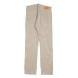 LEVI'S Boys Cotton Blend Beige Slim Tapered Trousers W29 L29 Casual Everyday