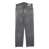 LEVI'S 501XX Mens Jeans Black Regular Straight Denim Medium W34 L32 Classic Fit