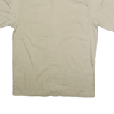 CARHARTT Mens Beige Short Sleeve Cotton Blend Shirt L Workwear Utility Casual