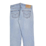 LEVI'S 501 Mens Jeans Blue Regular Straight Denim Light W34 L32 Classic Button