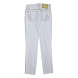 CAPPOPERA Womens Slim Blue Denim Slim Jeans W26 L28 Side Stitch Detail
