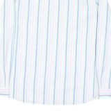 NAUTICA Mens Blue & Pink Striped Cotton Blend Shirt XL Classic Fit Button-Down
