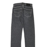 GUESS Womens Regular Fit Straight Leg Denim Dark Wash Jeans W28 L33 Zip Closure