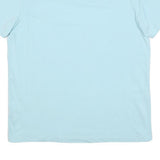 NAUTICA Mens Light Blue Graphic T-Shirt L Short Sleeve Crew Neck Cotton Blend