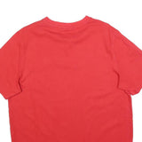 FILA Mens Red T-Shirt L Short Sleeve Crew Neck Classic Cotton Blend Casual
