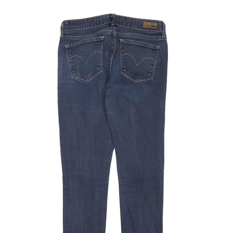 LEVI'S Womens Jeans Blue Slim Skinny Denim Medium W28 L31 Classic Zip Closure