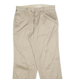 DOCKERS Mens Cotton Blend Beige Regular Straight Trousers W30 L30 Casual Smart