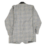 WOOLMARK Womens Black & White Houndstooth Wool Button Jacket M Woven Classic