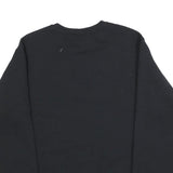 RUSSELL ATHLETIC Mens Black Omaha Grandparent Crew Neck S Cotton Sweatshirt