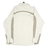 JACK WOLFSKIN Womens Cream & Beige Outdoor Jacket UK 12 Polyester Blend Zip