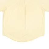 LEVI'S Mens Yellow Cotton Blend Shirt XL Button-Down Collar Casual Summer