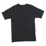 CHAMPION Mens Black Graphic T-Shirt L Short Sleeve Crew Neck Cotton Blend