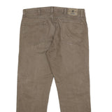 WRANGLER Mens Regular Fit Beige Cotton Denim Jeans W36 L30 Classic Style Zip