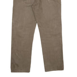 WRANGLER Mens Regular Fit Beige Cotton Denim Jeans W36 L30 Classic Style Zip