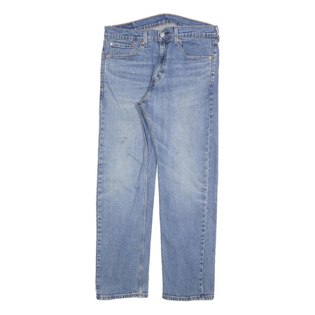 LEVI'S 505 Womens Jeans Blue Regular Straight Denim Medium W33 L30 Classic Style