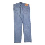 LEVI'S 505 Womens Jeans Blue Regular Straight Denim Medium W33 L30 Classic Style