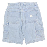 FADED GLORY Mens Denim Blue Casual Shorts M W30 Cotton Blend Relaxed Fit