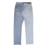 LEVI'S 501 BIG E Womens Jeans Blue Classic Straight Denim Stone Wash W29 L30