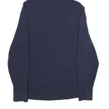 LEE Mens Navy Pullover Hoodie M Cotton Blend Soft Comfortable