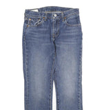 LEVI'S 511 Womens Slim Jeans Blue Denim Medium W29 L30 Zip Cotton