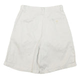 EDDIE BAUER Mens Shorts White Casual Cotton Blend M W26 Lightweight Summer