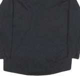 DICKIES Mens Black Worker Shirt M Cotton Blend Button-Down Long Sleeve Relaxed