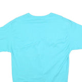 CHAMPION Mens Blue Jersey T-Shirt L Short Sleeve Crew Neck Classic