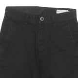 VOLCOM Mens Black Casual Shorts M W26 Cotton Blend Classic Fit Stylish