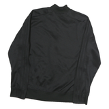 ADIDAS Mens Black Sports Track Jacket S Polyester Zip Athletic Comfort Casual