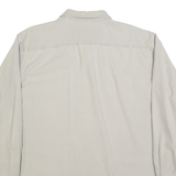 WOOLRICH Mens Beige Cotton Blend Casual Shirt XL Button Pocket Detail