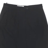 MAX MARA Womens Black Pencil Knee Length Wool Blend Skirt M Classic Officewear