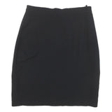 MAX MARA Womens Black Pencil Knee Length Wool Blend Skirt M Classic Officewear