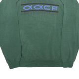 HANES Mens Green Asian American Christian Fellowship Crew Neck XL Sweatshirt