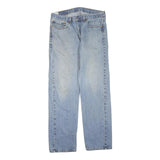LEVI'S 505 Mens Regular Fit Straight Denim Light W34 L32 Zip Cotton Blend Jeans