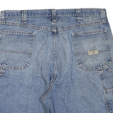 WRANGLER Mens Shorts Blue Denim XL W38 Casual Cotton Blend Relaxed Fit