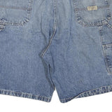 WRANGLER Mens Shorts Blue Denim XL W38 Casual Cotton Blend Relaxed Fit