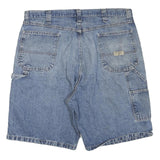 WRANGLER Mens Shorts Blue Denim XL W38 Casual Cotton Blend Relaxed Fit