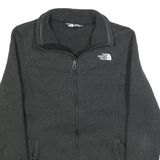 THE NORTH FACE Womens Black Fleece Jacket M Zip Outdoor Casual Warm Layer
