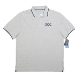 NAUTICA Mens Grey Polo Shirt Short Sleeve Cotton Blend L Classic ICC Logo