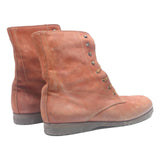 SCARPA Womens Lace-Up Boots Brown Leather UK 7 Comfortable Stylish Footwear