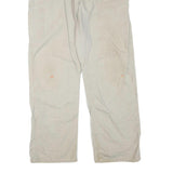 CARHARTT Mens Cotton Blend Beige Workwear Regular Straight Trousers W38 L34