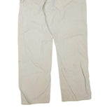 CARHARTT Mens Cotton Blend Beige Workwear Regular Straight Trousers W38 L34