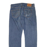 LEVI'S 501 Mens Jeans Blue Regular Straight Denim Medium W34 L30 Classic Button