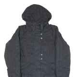 HELLY HANSEN Womens Black Jacket M Polyester Blend Hooded Zip Outdoor Waterproof