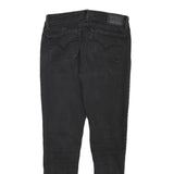 LEVI'S Womens Jeans Black Slim Skinny Denim W26 L26 Stretch Comfort Zip